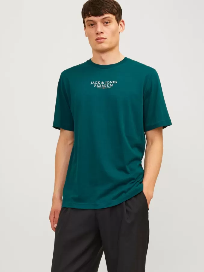 Logo Round neck T-shirt-Jack & Jones New