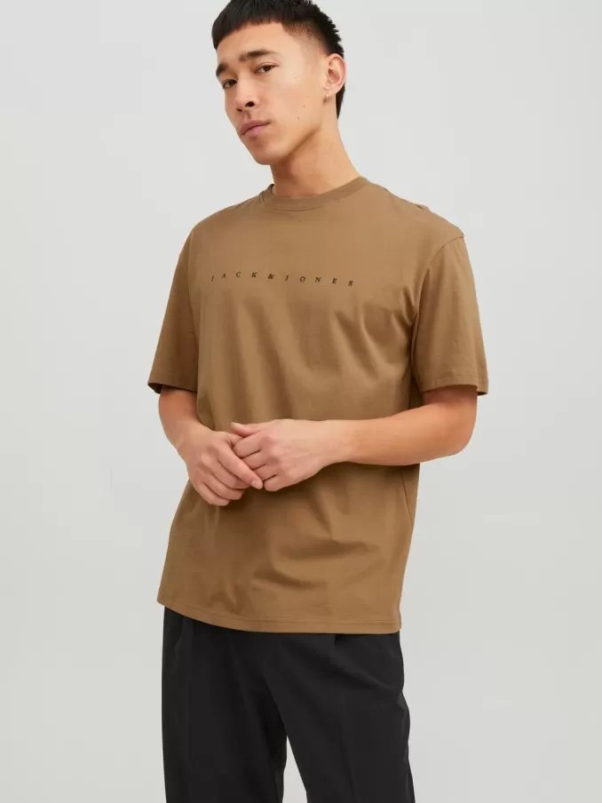 Logo Round neck T-shirt-Jack & Jones Clearance