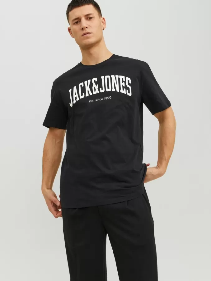 Logo Round neck T-shirt-Jack & Jones Cheap