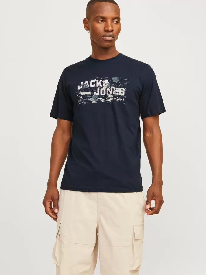 Logo Round Neck T-shirt-Jack & Jones Online