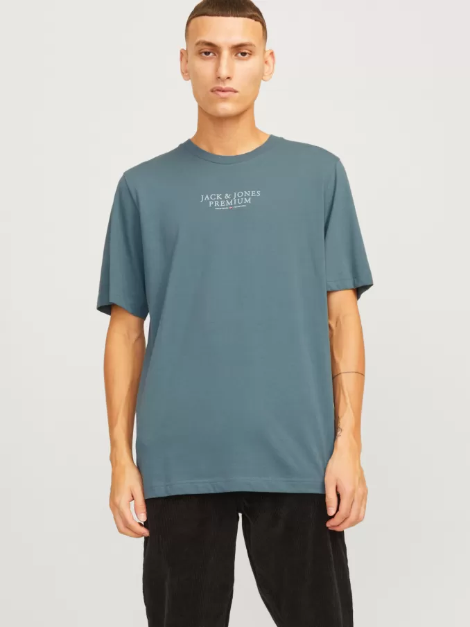 Logo Round neck T-shirt-Jack & Jones New