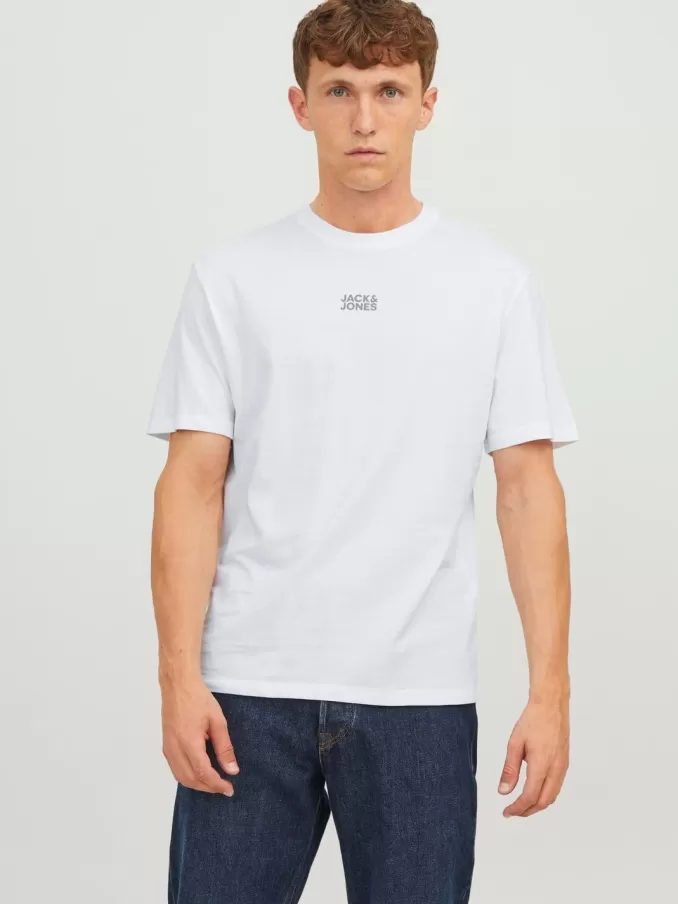 Logo Round neck T-shirt-Jack & Jones Sale