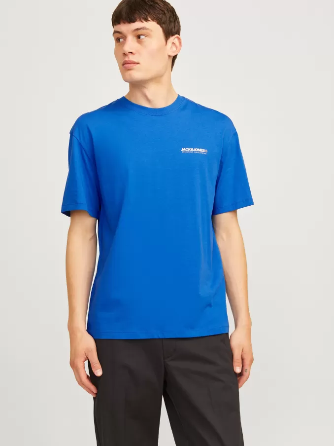 Logo Round neck T-shirt-Jack & Jones Discount