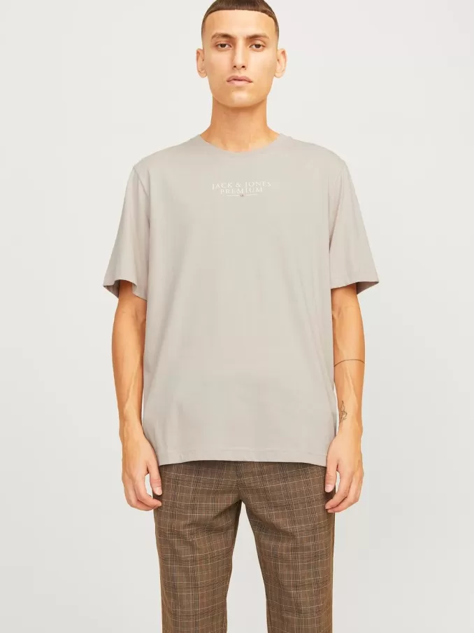 Logo Round neck T-shirt-Jack & Jones Sale