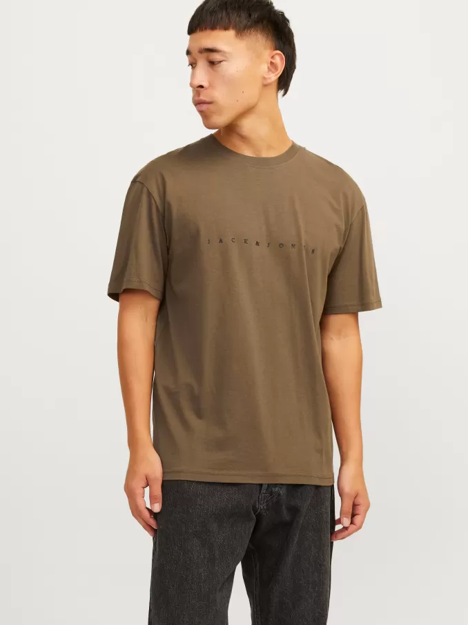 Logo Round neck T-shirt-Jack & Jones Store