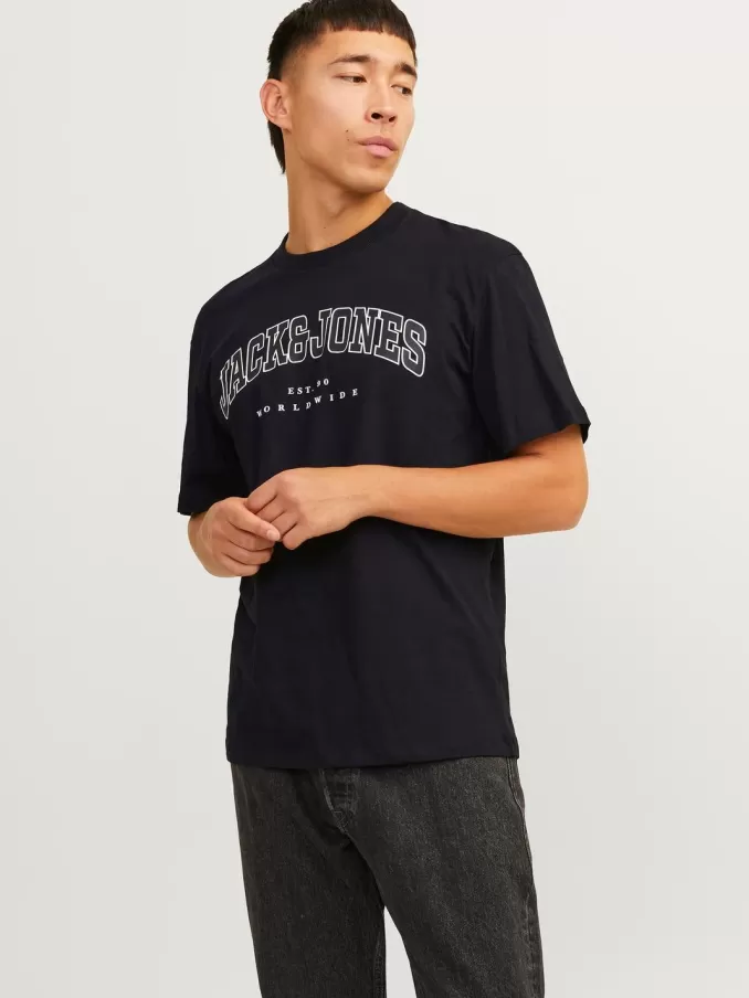 Logo Round neck T-shirt-Jack & Jones Sale