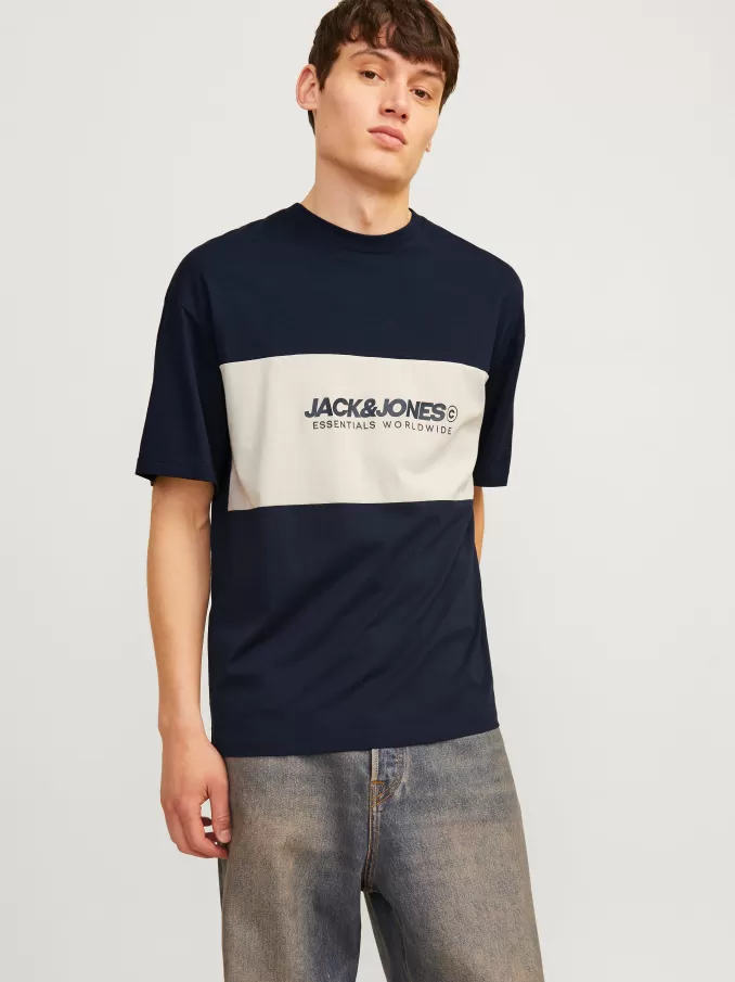 Logo Round neck T-shirt-Jack & Jones Shop