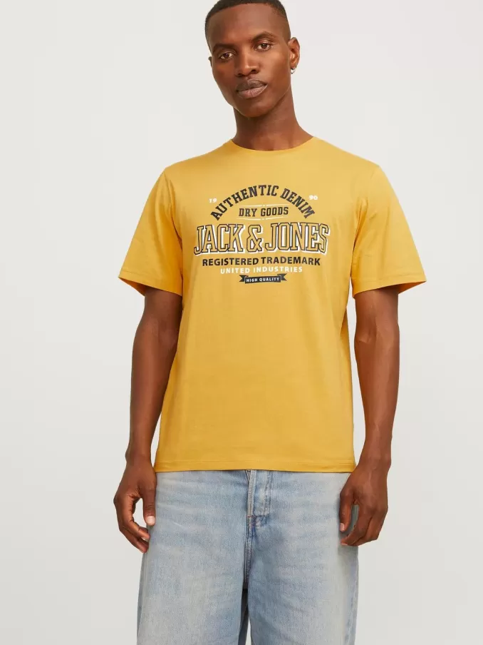 Logo Round neck T-shirt-Jack & Jones Cheap