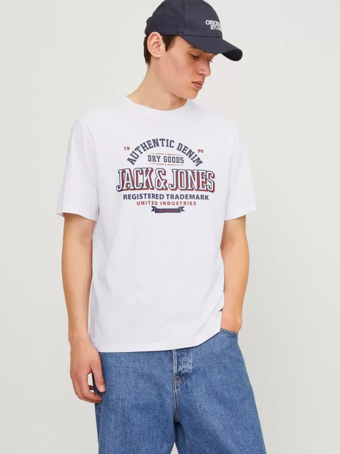 Logo Round neck T-shirt-Jack & Jones Best