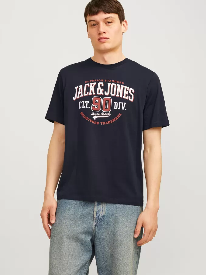 Logo Round neck T-shirt-Jack & Jones Outlet