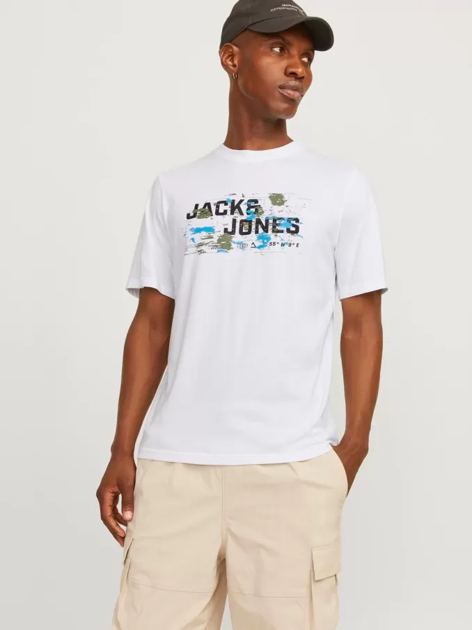 Logo Round Neck T-shirt-Jack & Jones Flash Sale