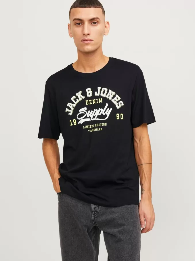 Logo Round neck T-shirt-Jack & Jones Online