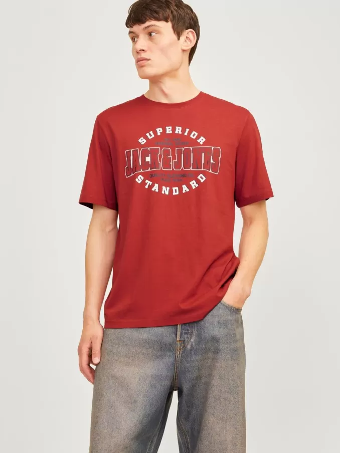 Logo Round neck T-shirt-Jack & Jones Store