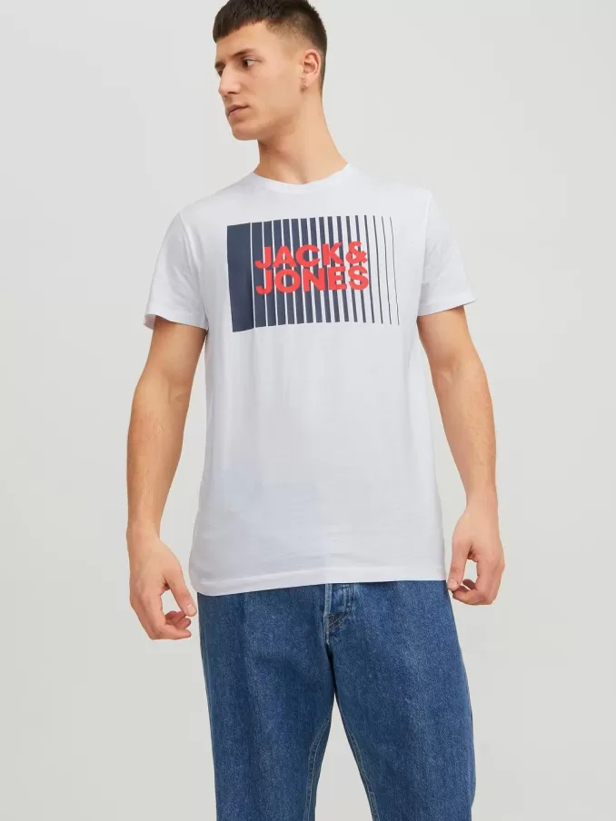 Logo Round neck T-shirt-Jack & Jones Outlet