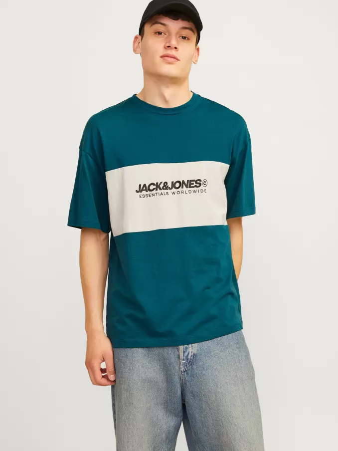 Logo Round neck T-shirt-Jack & Jones Store