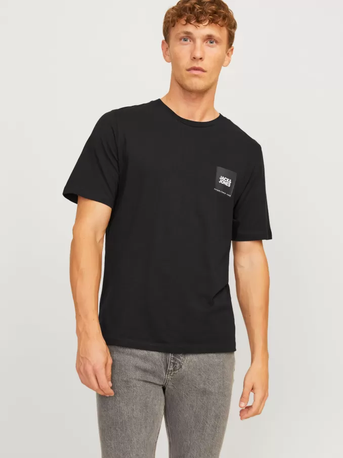 Logo Round Neck T-shirt-Jack & Jones Best Sale