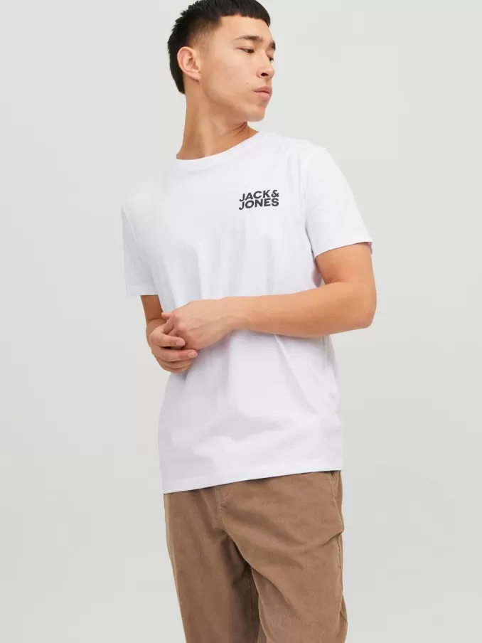 Logo Round neck T-shirt-Jack & Jones Hot