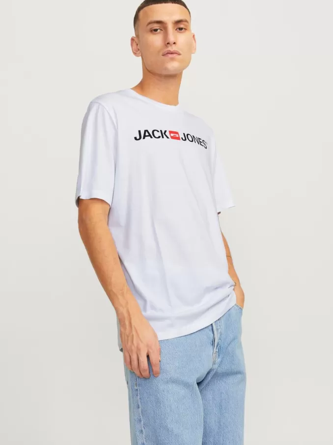 Logo Round neck T-shirt-Jack & Jones Discount