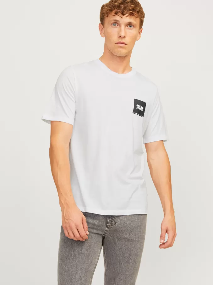 Logo Round Neck T-shirt-Jack & Jones Flash Sale