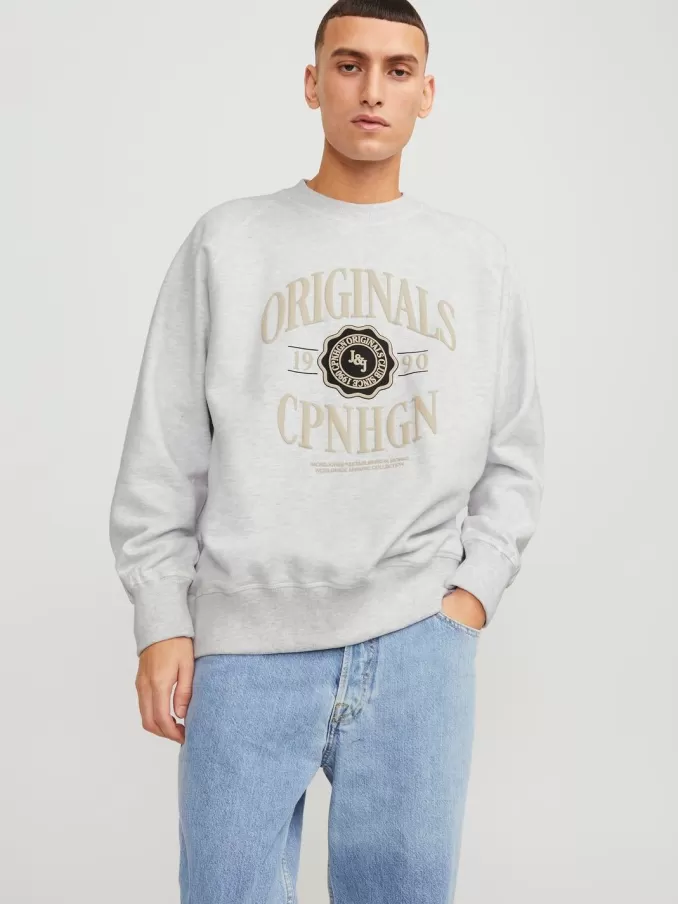 Logo Sweatshirt-Jack & Jones Flash Sale