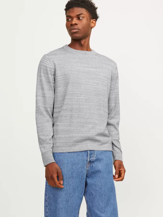 Melange Knitted pullover-Jack & Jones Cheap