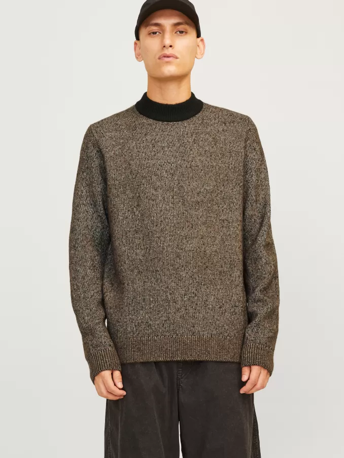 Melange Knitted pullover-Jack & Jones Clearance