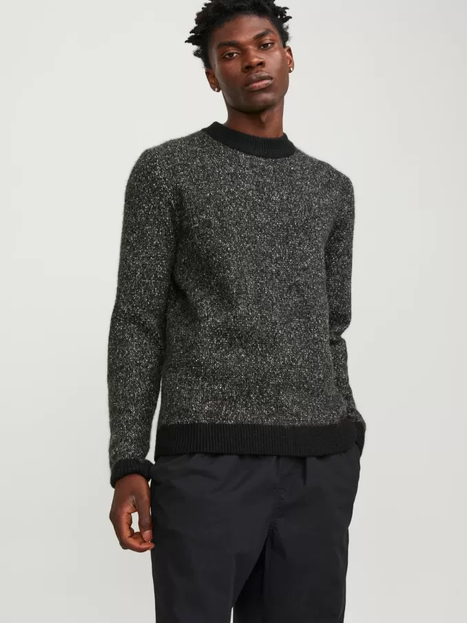 Melange Knitted pullover-Jack & Jones Fashion