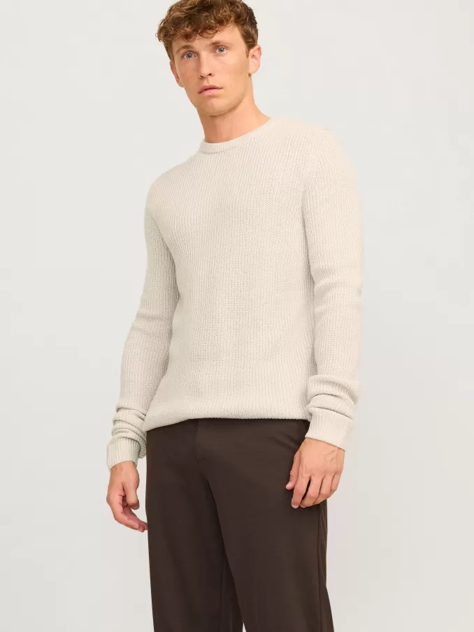 Melange Knitted pullover-Jack & Jones Cheap