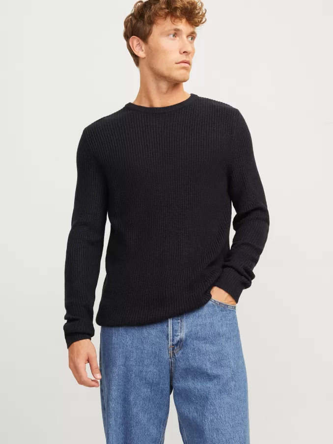 Melange Knitted pullover-Jack & Jones Cheap