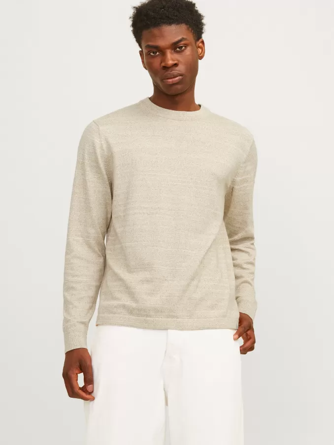 Melange Knitted pullover-Jack & Jones Fashion