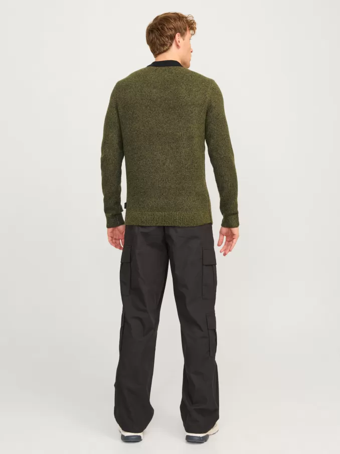 Melange Knitted pullover-Jack & Jones Cheap