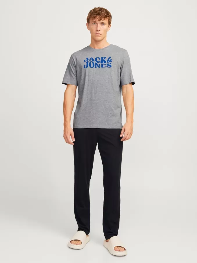 2-pack Logo Round Neck Loungewear set-Jack & Jones Store