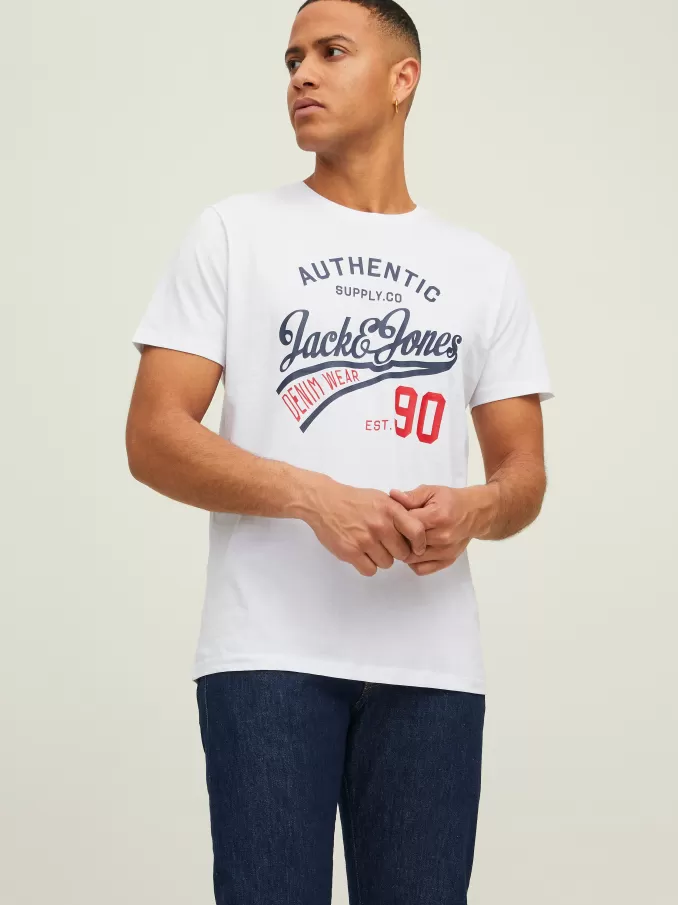 3-pack Logo Round neck T-shirt-Jack & Jones Flash Sale