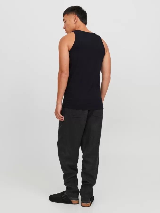 2-pack Plain Round neck Tank top-Jack & Jones Online