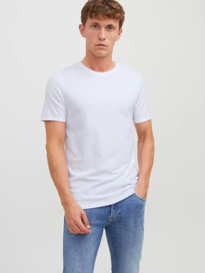 2-pack Plain Round neck T-shirt-Jack & Jones Flash Sale