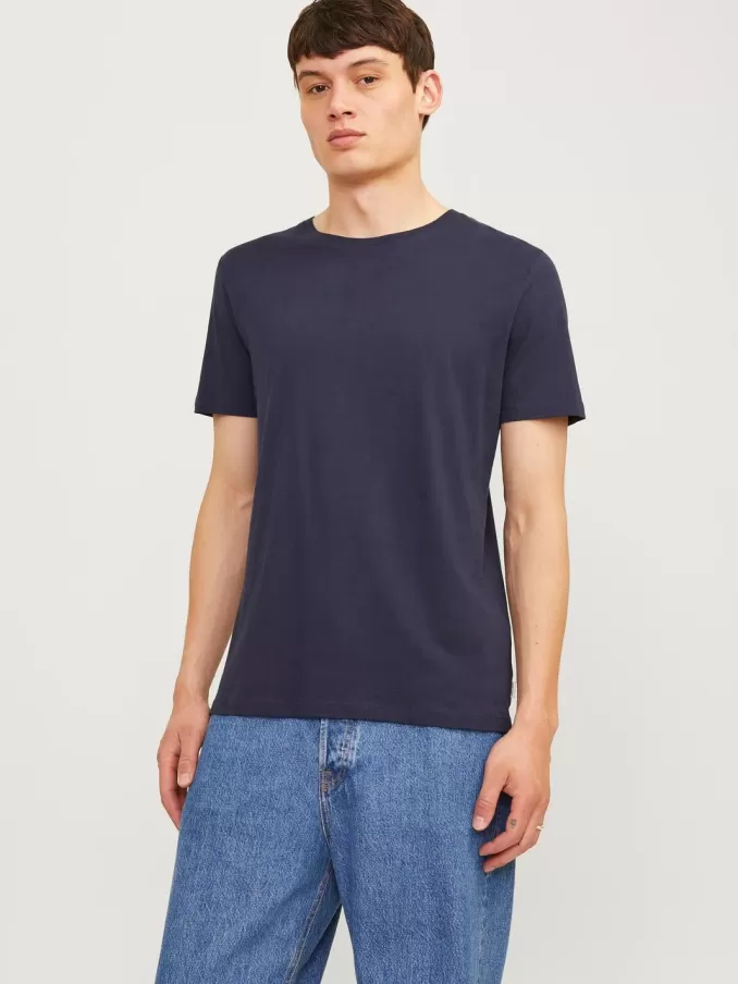 3-pack Plain Round neck T-shirt-Jack & Jones Store