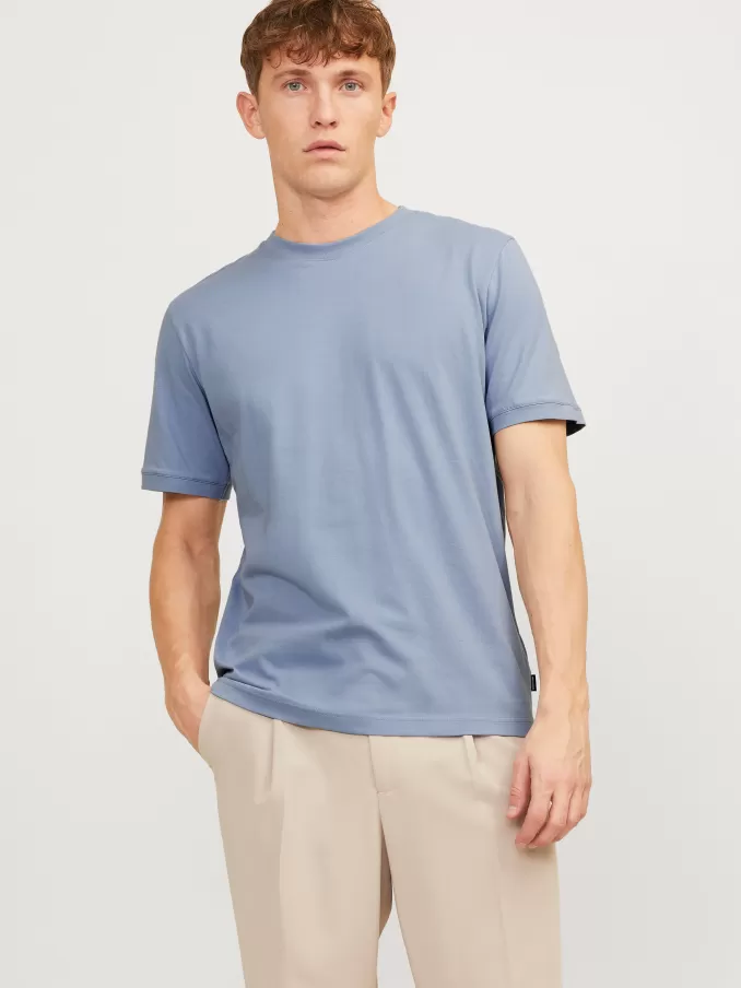 Plain Crew neck T-shirt-Jack & Jones Shop