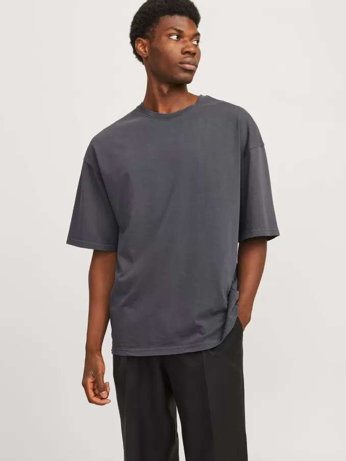 Plain Crew neck T-shirt-Jack & Jones Hot