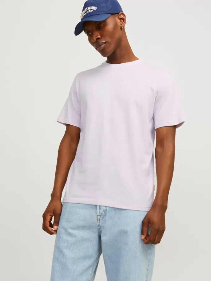 Plain Crew neck T-shirt-Jack & Jones Fashion