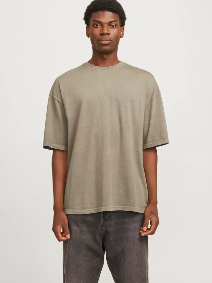 Plain Crew neck T-shirt-Jack & Jones Flash Sale