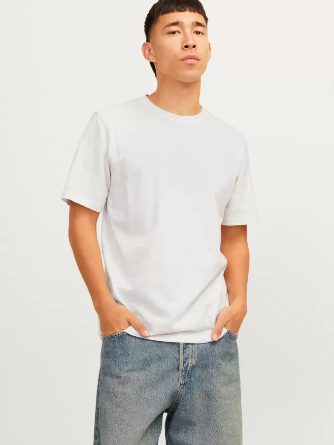 Plain Crew neck T-shirt-Jack & Jones New