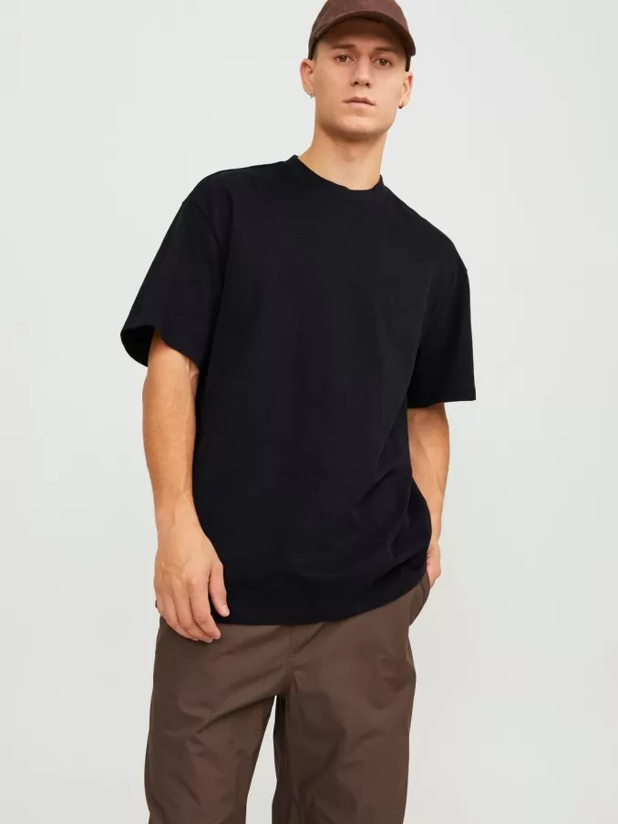 Plain Crew neck T-shirt-Jack & Jones Best Sale