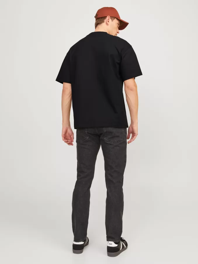 Plain Crew neck T-shirt-Jack & Jones Fashion