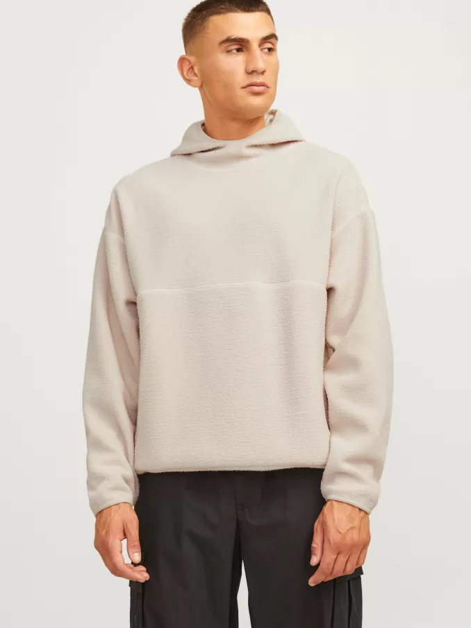 Plain Fleece sweatshirt-Jack & Jones Sale