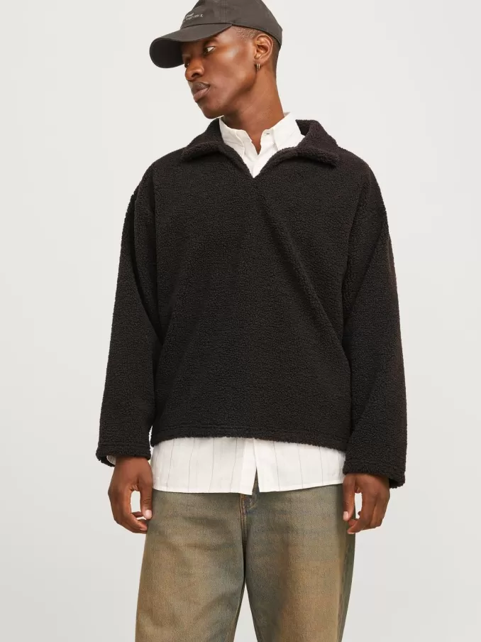 Plain Fleece sweatshirt-Jack & Jones Best