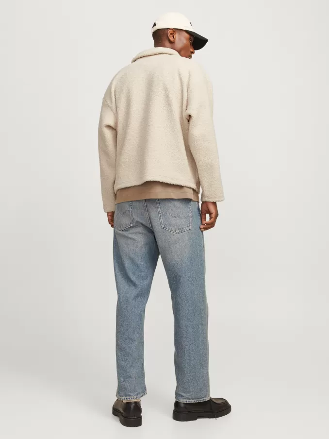 Plain Fleece sweatshirt-Jack & Jones Store