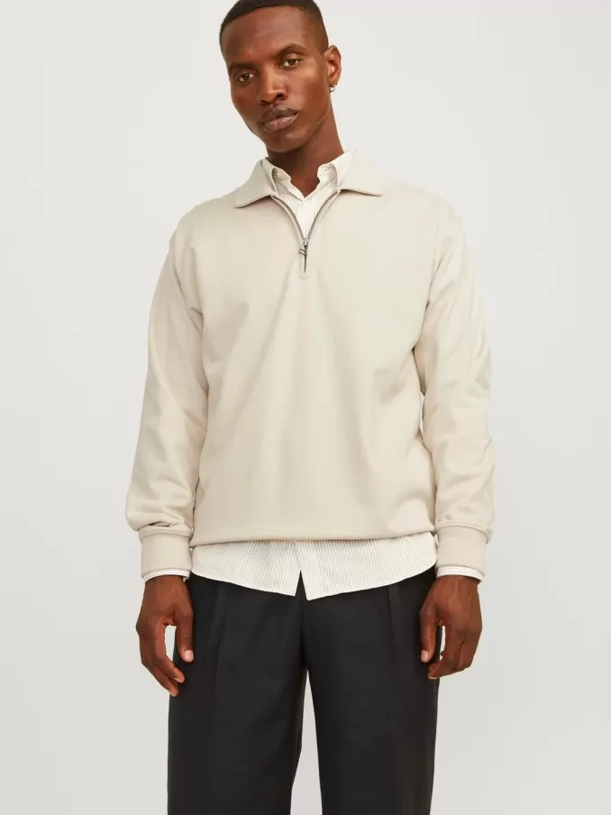 Plain Half zip-Jack & Jones Shop