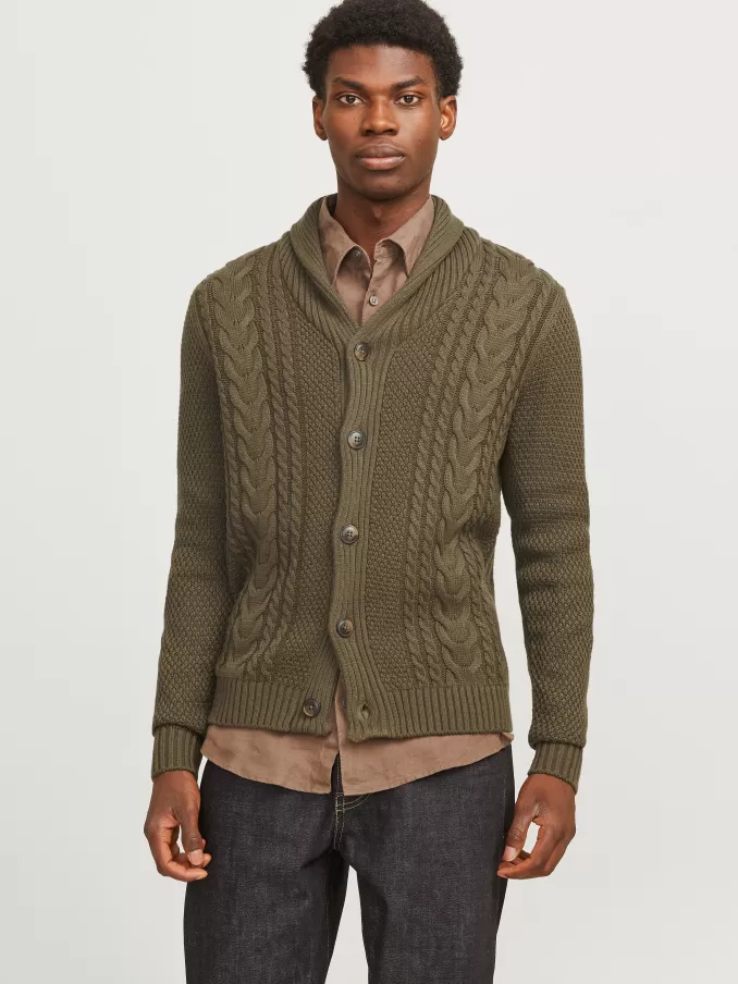 Plain Knitted cardigan-Jack & Jones Shop