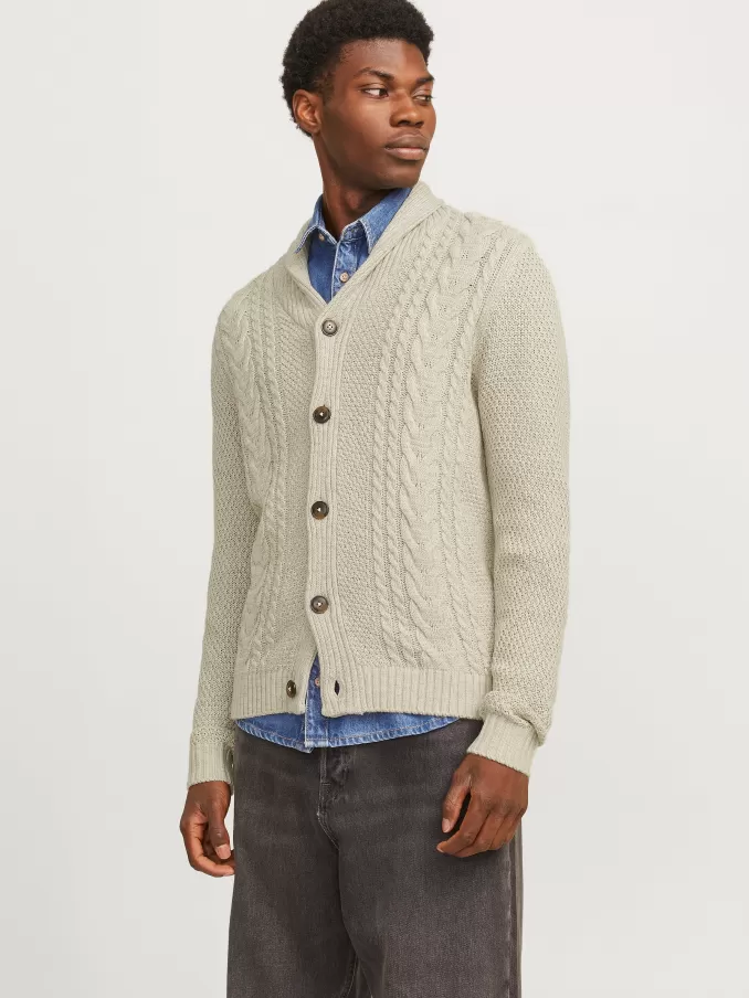 Plain Knitted cardigan-Jack & Jones Shop