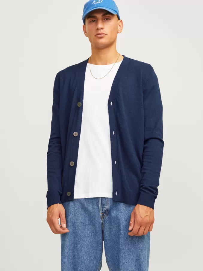 Plain Knitted cardigan-Jack & Jones Store